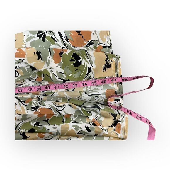 ASTR The Label Poplin Square Neck Floral Midi Dress Medium - Picture 6 of 11